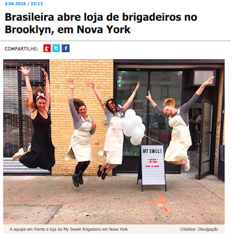 Brasileira abre loja de brigadeiros no Brooklyn, em Nova York - My Sweet by Glamurama