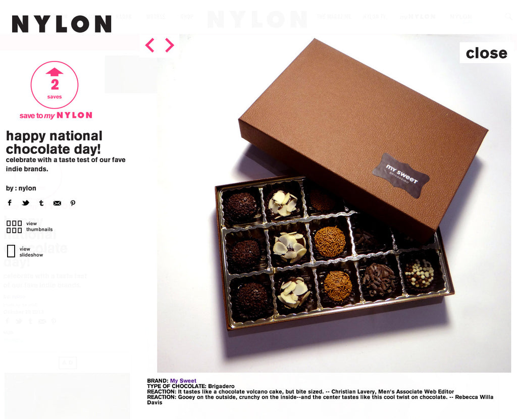 Happy National Chocolate Day! by Nylon